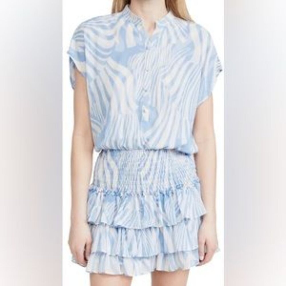 Misa Los Angeles Eloisa Casablanca Blue Shell, size X-Small, new with tags